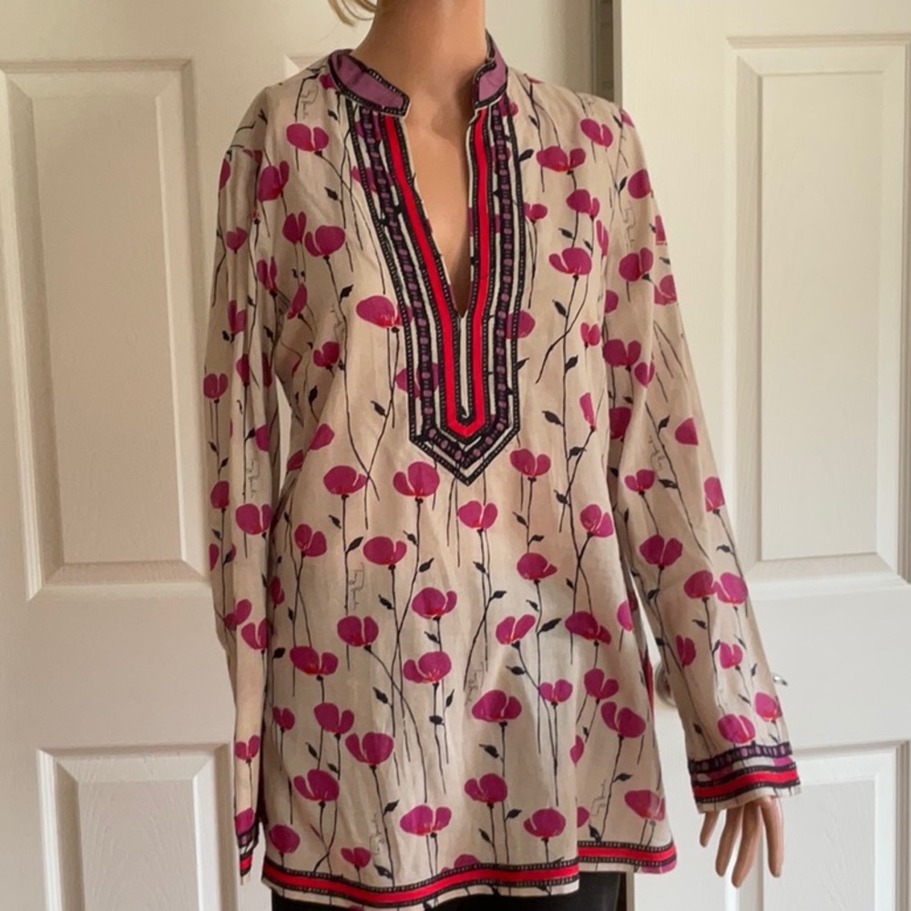 Tory Burch Tunic Top Size 8
